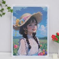 ราคา ที่ทันสมัยเรียบง่ายขนาดใหญ่70x50เซนติเมตรกรอบรูปปริศนาตกแต่งแขวนผนัง500-1000ชิ้นจิ๊กซอว์ปริศนาตกแต่งบ้าน (50810719156)