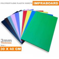 ราคา Impraboard 3mm ขนาด 40 x 30 cm / 40x30 cm / 30x40 cm Infraboard Art Board PP Board กระดาษแข็งพลาสติก (53808387176)