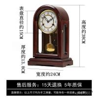 ราคา Old-fashioned Pendulum Clockwork Mechanical Winding Timeake Chain Movement ไม้เนื้อแข็งห้องนั่งเล่นตารางนาฬิกาทองแดงนาฬิกาตั้งโต๊ะ Dot Retro BWTJ (27444951333)