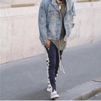 ราคา กางเกง Wycbk track Zipper Pants Color : กรมแถบขาว แถบนอก Size : M 30-34 (7626404584)