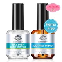 ราคา BORN PRETTY 15ml ขวดแก้วเล็บ Primer เล็บ Prep Dehydrator ยาทาเล็บติดทนนาน สินค้าพร้อมส่งจ้า (52658870493)