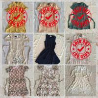ราคา (set 1) ชุดเดรส ชุดกระโปรง มือสอง ใส่ทำงานได้ มีแบรนด์ Uniqlo 99บาททุกตัว (23119603162)