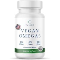 ราคา TAHIRO Vegan Omega-3 Softgels - Plant-Based Supplement with DPA, DHA & EPA - Nutrients for Men, Women and Pregnant Women - Supports Brain Health - Prenatal & Joint Supplements, 1000mg (55412586495)