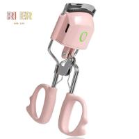 ราคา Heated Eyelash Curler ความร้อนอย่างรวดเร็ว Within 15s ไฟฟ้า Eyelash Curlers 2 โหมดอุณหภูมิ 24H Long-Lasting Eyelash Curls Type-C ชาร์จ Lash Curler (49708512851)