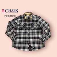 ราคา เสื้อเชิ้ตแขนยาวลายสก๊อต แบรนด์ CHAPS CPS Used (24513967664)