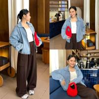 ราคา Summerstuff - BOBBI DENIM JACKET แจ็คเก็ตยีนส์ฟอกซิปหน้า (41276487783)