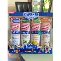 ราคา SPARKLE ยาสีฟัน สปาร์คเคิล (4 สูตร WHITE100G./ LEMON SODA100G./ TRIPLE WHITE100G./ COFFEE 90G.) (28525658341)