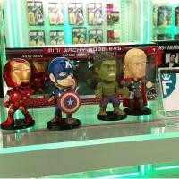 ราคา Avengers Age of Ultron ของแท้ JP - Mini Wacky Wobblers Funko [โมเดล Marvel] (4 ตัว) (20818690105)