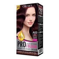 ราคา ครูเซ็ท ครีมย้อมผม โปร คัลเลอร์ 100 มล. (สีน้ำตาลแดงมะฮอกกานี) Cruset PRO Colour Hair Colour Cream 100 ml. (26657019816)