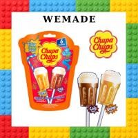 ราคา [Chupa Chups] 6 ชิ้น Fizzy Lollipops 90g (โค้ก/ส้ม) ลูกอมเครื่องดื่มซ่า (49261036393)