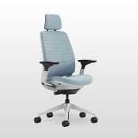 ราคา Modernform เก้าอี้ทำงาน Steelcase รุ่น Series 2 HIGH BACK โครงขาว พนักพิง เบาะหุ้มผ้า สีฟ้า K611:BLUESTONE (Limited Color) รับประกัน 12 ปี (18430967427)