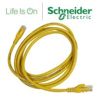 ราคา Schneider DCEPCURJ02YLM Digilink Cat5e Patch Cord UTP 2 เมตร สีเหลือง (41405841760)