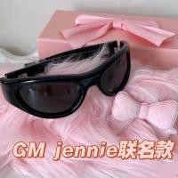 ราคา Jennie สไตล์เดียวกัน gm Co-Branded แว่นตากันแดดหญิง Cat Eye y2k ครีมกันแดดแว่นตากันแดดหญิงป้องกันรังสีอัลตราไวโอเลต 2026 สไตล์ใหม่ (57462594417)