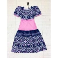ราคา เดรสลายไทย มือ1 ป้ายห้อย งานป้าย NaNa size XL ราคา 269฿ (9514103397)