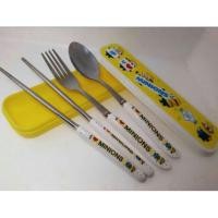 ราคา ชุดช้อน+ส้อม+ตะเกียบ ลายมินเนี่ยน (60212428)