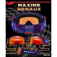 ราคา Oakley Airbrake MX Maxime Renaux Signature Strap Prizm Torch Iridium Lens (54960782305)
