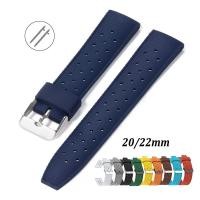 ราคา Tropical สายนาฬิกาซิลิโคน 20 มม.22 มม.ยางนาฬิกาสําหรับ Seiko Diver ดําน้ํา Skx007 Skx009 Tuna Quick Release สร้อยข้อมือกีฬา Watchband ผู้ชายผู้หญิงข้อมือเข็มขัดสายรัดข้อมือ (29475114934)
