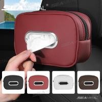 ราคา SEAMETAL กล่องทิชชู่ในรถ หนัง PU กล่องกระดาษทิชชู่ในรถ ถุงเก็บรถ (25138451638)