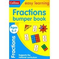 ราคา (Age5-7) Collins UK KS1 Fractions Bumper Book (Support British Curriculum) Easy Learning Activity Book (24005896065)