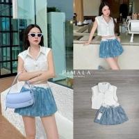 ราคา (พรีออเดอร์) รอ15 วันค่ะ 142 ชุดเซตน่ารักๆ ชุดใส่ไปเที่ยวห้าง งานป้าย Pimala142 สวยดูดี มีสไตส์ (29024537733)