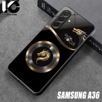 ราคา HP SAMSUNG A36 Softcase SAMSUNG A36 Case Glossy Shiny Glass Casing Phone Protector Phone Accessories (51411207777)