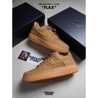 ราคา (พร้อมส่ง) ของแท้ 100% ✅ รองเท้าไนกี้ NIKE AIR FORCE 1 ‘07 WB “FLAX/WHEAT” (CJ9179-200) สีน้ำตาล (48613268505)