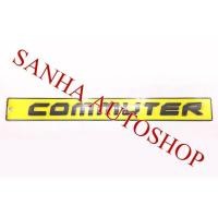 ราคา โลโก้ติดฝากระโปรงหน้าสีดำด้าน Toyota Commuter ตัวอักษรสูง 3 เซนติเมตร (6780496041)