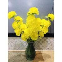 ราคา ดอกดาวเรือง สีเหลือง 1ช่อ10ดอก ช่อดอกดาวเรืองช่อใหญ่ (15841137065)