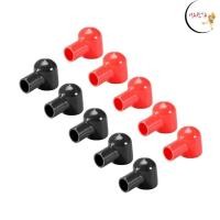 ราคา MARITA 1/10PCS แบตเตอรี่ Terminal ฉนวนหมวก, ยางป้องกัน Sheath ขั้วแบตเตอรี่ฝาครอบเสริม, เปลี่ยนฉนวนฝาครอบ PVC Cable Protector รถยนต์ทุกชนิด (42832150357)