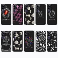 ราคา สําหรับ 3c VIVO Y21d Y04 Chrome Hearts เคสโทรศัพท์โปร่งใสแบบนุ่ม (55310798101)