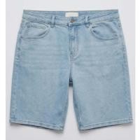 ราคา กางเกงยีนส์ขาสั้น Jeans shorts สีฟอก รอบเอว 36-38 นิ้ว ไซส์ 36 มือสองสภาพดี ผ้านิ่ม garag3 (46162154728)