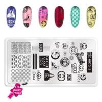 ราคา แผ่นปั๊มลายเล็บ เพลทปั๊มเล็บ Logo (18852983533)