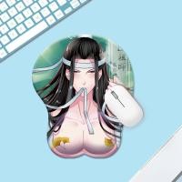ราคา .แผ่นรองเมาส์ซิลิโคนการ์ตูน สำหรับทำงาน พร้อมที่รองข้อมือ 3D (52505696247)