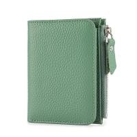 ราคา ผู้หญิงของแท้หนัง Slim กระเป๋าสตางค์สั้น RFID Blocking Bi-Fold กระเป๋าสตางค์ผู้ถือบัตรเครดิตเงินคลิปกระเป๋าสตางค์ซิปกระเป๋าเหรียญ (24994867928)