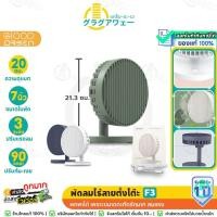 ราคา ORSEN Eloop F3 พัดลมตั้งโต๊ะ พัดลมไร้สาย ใช้นาน 20 ชม.ชาร์จแบตได้ USB Rechargeable Portable FAN แรง 3 ระดับ ของแท้ (16667818602)
