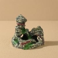 ราคา พิพิธภัณฑ์สัตว์น้ํา Rockery Green Accent เรซิ่นภูเขาเครื่องประดับเรซิ่นพิพิธภัณฑ์สัตว์น้ําเครื่องประดับการออกแบบที่สมจริง (57012103836)