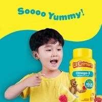 ราคา Lil Critters Omega-3 Gummy Fish | สนุก อาหารเสริมกัมมี่รูปปลา | รสราสเบอร์รี่มะนาว | 60 นับ / 120 นับ (55713211124)