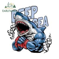ราคา EARLFAMILY Furry Kongfu Shark สติกเกอร์รถบุคลิกภาพคาราวานกระจกหมวกกันน็อคกันชน Occlusion Scratch PVC Decal บุคลิกภาพกันน้ํา Racing อุปกรณ์เสริม (45162900213)