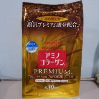 ราคา Meiji Amino Collagen Premium (ถุง refill สีทอง) 214 กรัม ของแท้ % (5916411944)