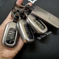 ราคา เคสรีโมท Honda HRV Civic FE RS EL 2024 GEN11 CRV Gen 6 ปกป้องรีโมท (Metallic GrayTPU Key Case) 2 , 3 และ 4 ปุ่ม (25170685791)