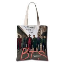 ราคา Bts bts bts Merchandise กระเป๋าผ้าใบวันหยุดทนทานกระเป๋าสะพาย Esquire หนังสือนักเรียน (42780698098)