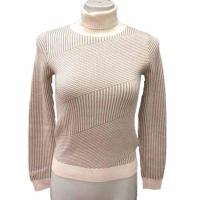 ราคา Lily Brown Sweater Knit stripe Turtleneck Long sleeves Direct from Japan Secondhand (49007513124)