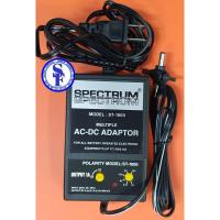 ราคา หม้อแปลงAC/DC 1A Spectrum หัวแจ็ค4ขนาด ปรับโวท์ได้ AC220VออกDC3V,4.5V,6V,7.5V,9V,12V อแดปเตอร์ (3229768439)