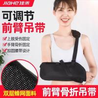 ราคา Jiahe Forearm สลิงไหล่ข้อศอก Joint Fixing สายรัดแขนหักกําจัดแพลงสนับสนุน Breathable D20-2 NQC8 (50313217445)