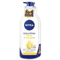 ราคา ซื้อ 1แถม1 Nivea นีเวียโลชั่นบำรุงผิวเอ็กซ์ตร้าไวท์เฟิร์มแอนด์สมูท 600มล. (19590639176)