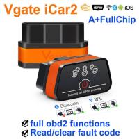 ราคา Vgate Icar2 OBD2 Scanner Vgate Icar Pro V2.3 Wifi/Bluetooth For IOS/Android Auto OBD Code Reader Di (53904602140)