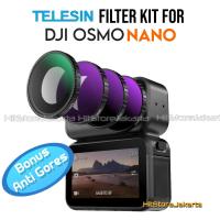 ราคา TELESIN ชุดกรองสําหรับ DJI Osmo Nano CPL UV ND Black Diffusion Filter ฟรีกระจกนิรภัยป้องกันรอยขีดข่วน (57306294798)