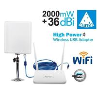 ราคา Router+USB WiFI Set ขยาย Wifi Hotspot ระยะไกล และ แชร์ สัญญาณ Wifi ผ่าน เร้าเตอร์ ได้ (27976926231)