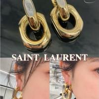ราคา ต่างหูแฟชั่น SAINT LAURENT / YSL Chain Link ของแท้ใหม่ (44861798394)