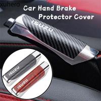 ราคา Universal ISUZU รถมือเบรคคาร์บอนไฟเบอร์สไตล์รถ Handbrake Sleeve Decor Protector ฝาครอบ SUV อุปกรณ์เสริมสําหรับ Panther Elf Traga Dmax Mux Trooper MU7 TFR Crosswind Panther Sp (26861421967)